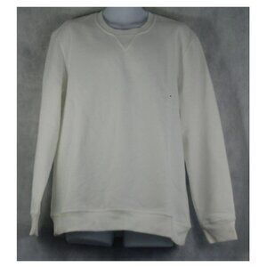 Charter Club Men's Solid Long-Sleeve Lounge Pajama Top, Angel White, Medium